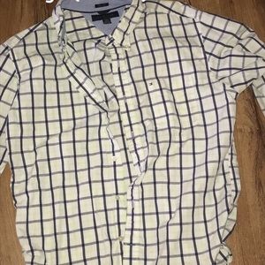 Button Down Large Tommy Hilfiger Slim Fit Shirt